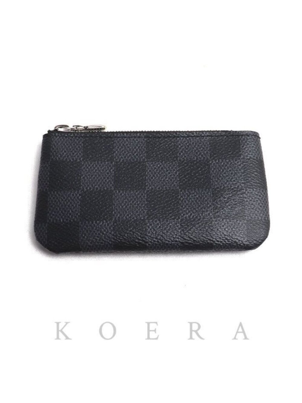 Louis Vuitton Pochette Cles Coin Purse Damier Graphite